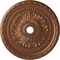 Ekena Millwork Palmetto Ceiling Medallion (Canopies up to 7 5/8"), 31 1/2"OD x 3 5/8"ID x 1 3/4"P, Polished Copper CM31PMPOS - alternate 1